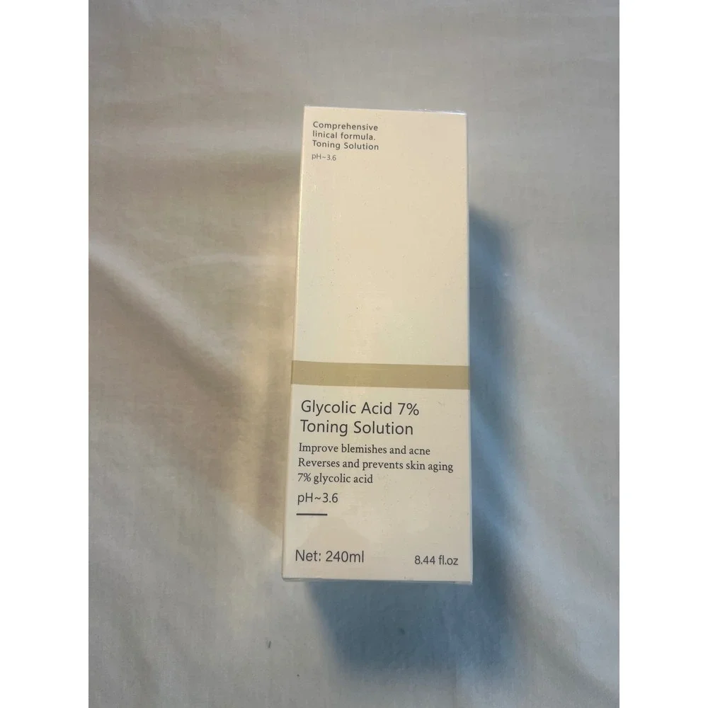 Glycolic Acid 7% Toning Solution 240ml Exfoliating Toner for Acne & Anti-Aging